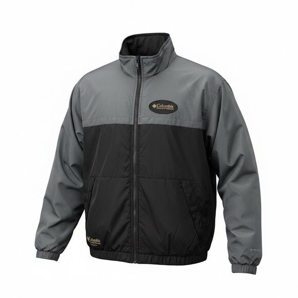 Columbia Other - COLUMBIA Vintage Jacket Mens S Reversible Bomber Insulated Black/Gray Retro 90’s